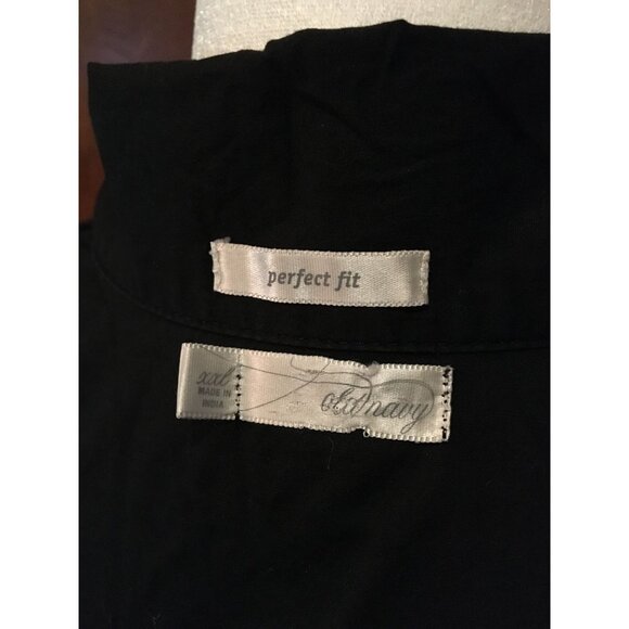 Old Navy Womens Black Button-Up Shirt Dress Size XL - Picture 6 of 6